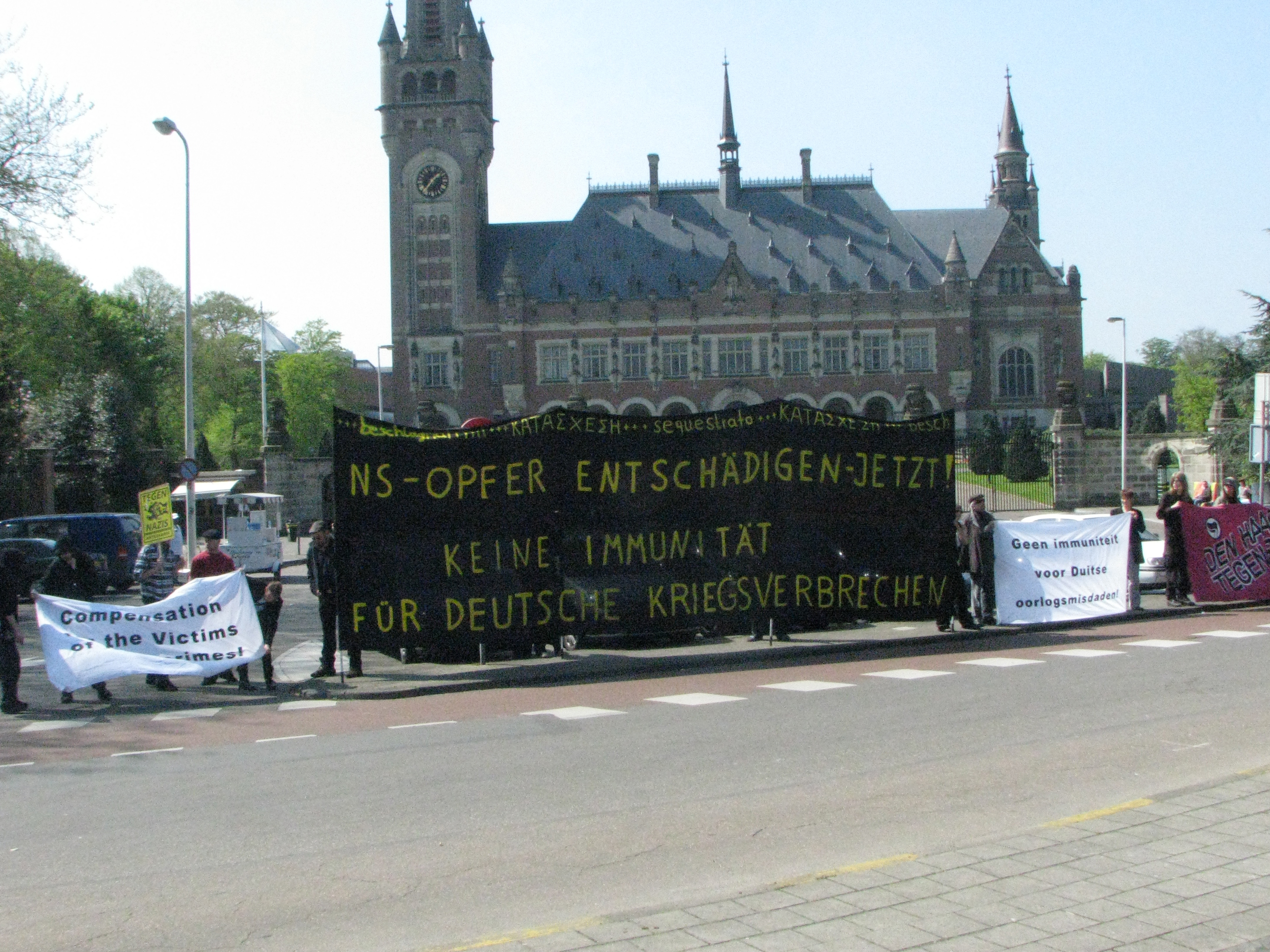 Forderung nach Entschädigung für NS-Opfer vor dem Internationalen Gerichtshof Den Haag